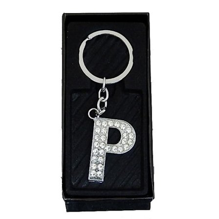 Vacker nyckelring Bokstaven P