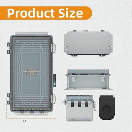 Vattentät Elektrisk Kopplingsdosa Utomhus Uttag Kontaktskydd Sladdskydd
