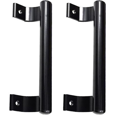 2 stk. 205 mm skydedørshåndtag i aluminiumslegering, altan glasdørhåndtag, flagermus