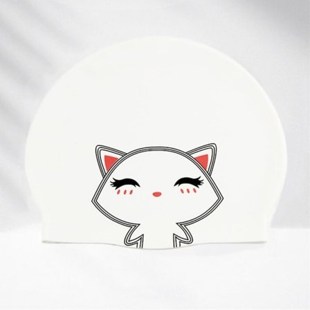 Badehette Svømmebassenghatt HVIT