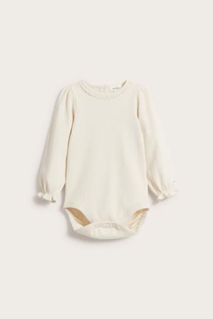 Langermet body | Lys beige | Baby | Kappahl