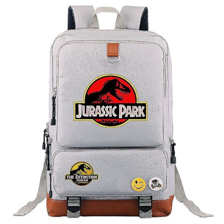 Jurassic World & Park Rygsæk: Holdbar Laptop Rejsetaske - Rygsæk, Messenger, Skoletaske med Skulderstropper til Figurer & Skoleartikler