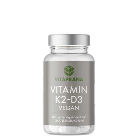 Vitaprana Vitamin K2 + D3 Vegansk 110 kapslar