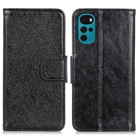 Motorola Moto G22 / Moto E32s 4GPlånboksfodral Textured Split - Svart