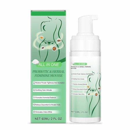 Probiotika Feminin Mousse - pH-balanserad intimtvätt för kvinnor daglig vård