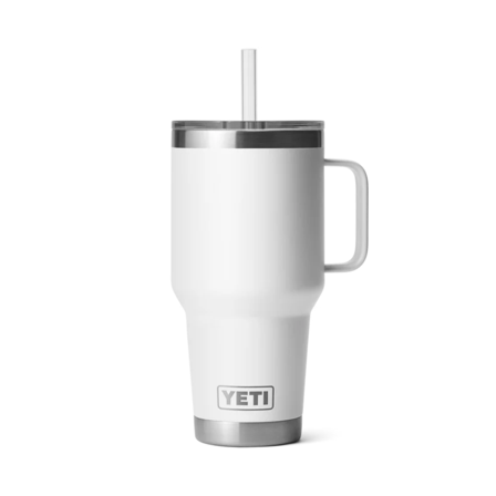 Yeti Rambler 35 oz (1035 ml) Straw Mug White