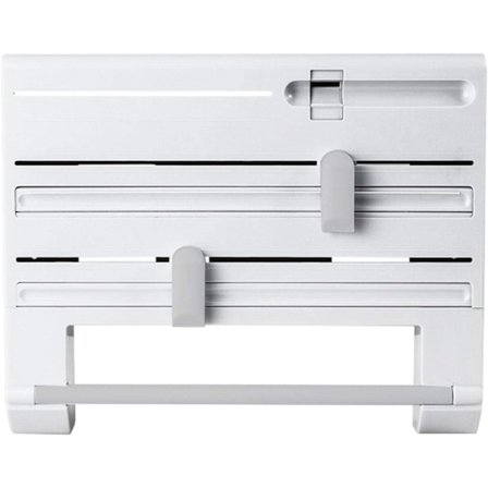 6 in 1 keittiötyökalut Keittiötyökalut Sekalaiset järjestäjä Keittiön muovikelmun leikkuri Ripustuspidike Seinään kiinnitettävä muovikelmun 