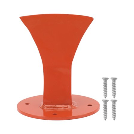 Eldklyv Manuell Kindling Splitter Antislip Säker Log Splitter Vedklyv för Inomhus Utomhus Smidd Stål Orange