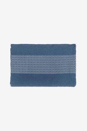 Tone Kroken - Sengetæppe Le petite - Blå - Sengetæpper - 160X220 - Fra Homeroom