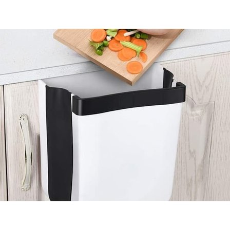 Hopfällbar Soptunna / Hängande Korg - För Matavfall 8L—pa