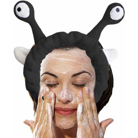 Ansiktsvask Hodebånd, Fluffy Elastisk Hodebånd med Snegleansiktsvask Plysj Hodebånd Kvinner Jenter Sminke Løping Yoga Hår Tilbehør