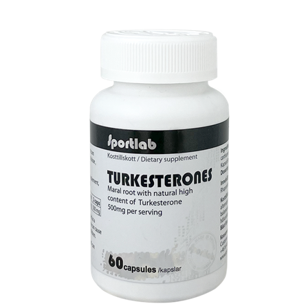 Muskeløgare - Kompleks SportLab Turkesterone Testo 250 mg 60 kapsler - Bodyman.dk