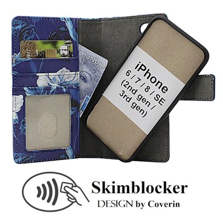 Skimblocker iPhone 6/7/8/SE (2nd/3rd Gen.) Magnetfodral