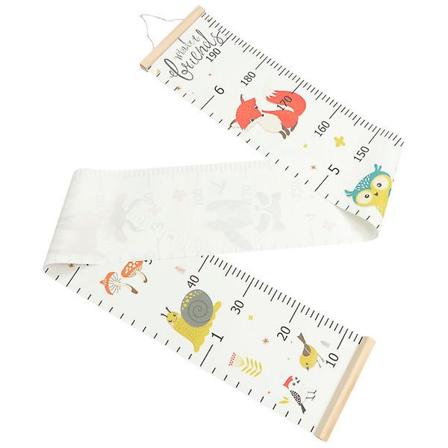 1 stk Vækstdiagram Dekal Tegnefilm Dyr Mønster Højde Måling Sticker Hvid 200x20x0.01cm White 200x20x0.01cm