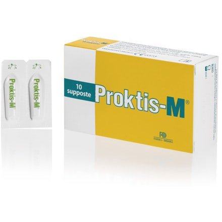Proktis-M Supposte 10 Pezzi 2g Sollievo Rettale Efficace