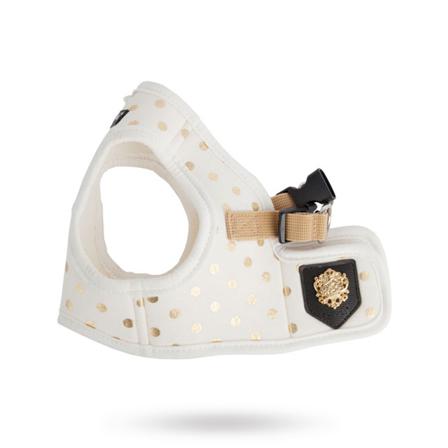 MODERN DOTTY Ivory - Jacket Hundsele - Klassiska hundselar, Jacket, Step-in, Y-Selar Dragselar, Fodrade vinterselar på Doggie.se