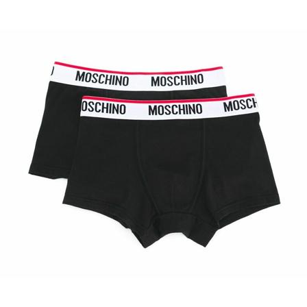 Moschino, Bottoms Zwart, Heren, Maat:L