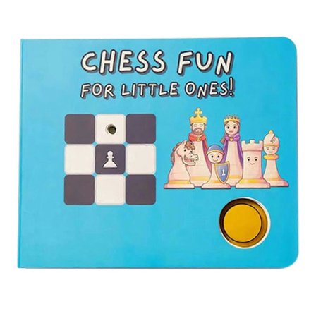 Interaktiv Sjakkbok for Barn - Morsomme Strategispill for Nybegynnere Gutter & Jenter Lærer å Spille Sjakk