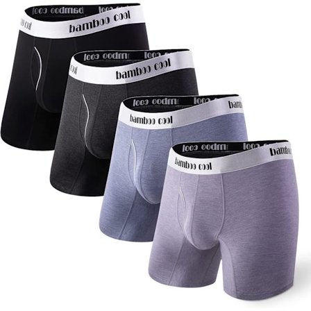 Herreunderbukser Boxer Briefs Bløde Åndbare Underbukser (4 eller 7 Pak)