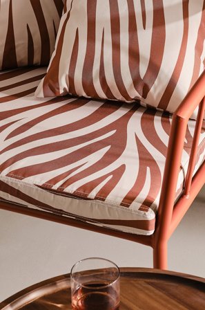 Jotex - Seteunderlag Lenestol Rusten sebra - MENTON - Kjøp Puter & sitteputer hos Jotex