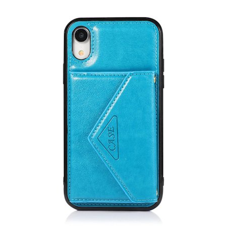 Fodral för iPhone iPhone 16 blå Plånbok med Korthållare