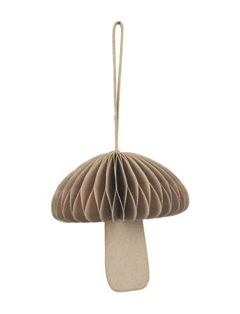 Fungi Ornament Home Decoration Christmas Decoration Christmas Baubles & Tree Accessories Beige Broste Copenhagen