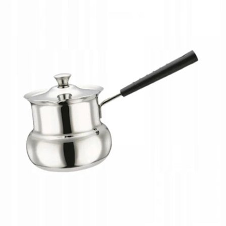 Turkisk kaffebryggare med handtag, trumformad, induktionskompatibel, 360 ml