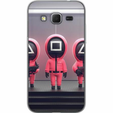 Samsung Galaxy Core Prime Genomskinligt Skal Squid Game