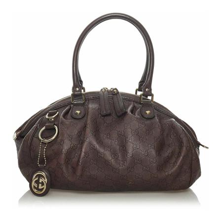 Gucci Vintage, Bags Bruin, Dames, Maat:ONE Size