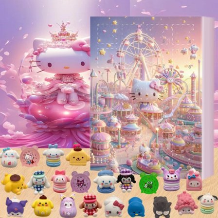 Jud- 2024 Ny Sanrio Countdown Datoboks 24 huller Juleblindboks