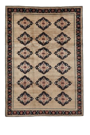 Annodato A Mano Gabbeh Kashkooli Tappeto 220X307 Di Lana Marrone/Nero