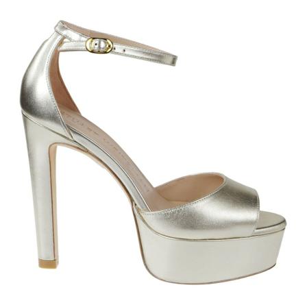 Stuart Weitzman Sandalen , Grijs , Dames , Maat: 40 EU