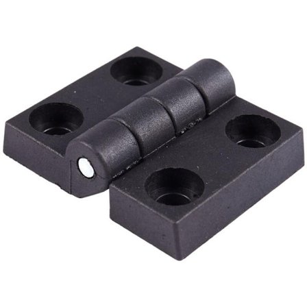 63mm x 50mm Skab Hængsel Plast Dørhængsler Hængsel Sort