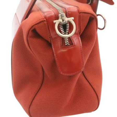Salvatore Ferragamo Pre-owned Canvas Håndtaske Rød, Dame Vintage Tasker, Størrelse: ONE Size