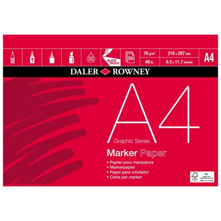 Daler-Rowney Marker Paper A4