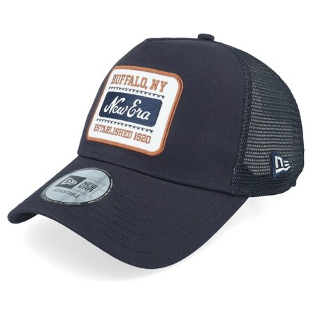 New Era - Blu trucker Cappellino - Patch Navy A-Frame Trucker @ Hatstore