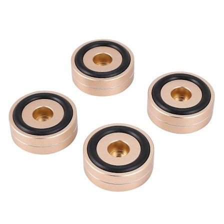 Pladespiller Isolationsfødder Pads Aluminium Højttaler Spikes Kegler Base Måtte 4 Stk Til Audioforstærker (FMY)