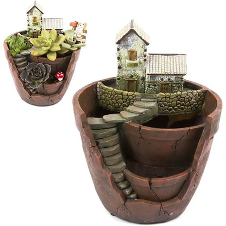 Shirley Creative Sukkulente Plantekrukker Kreative Resin Plantekrukker S