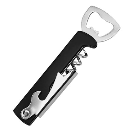 1 st Vin Korkskruv Flasköppnare | 2-i-1 Öl & Vinflaska