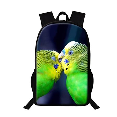 Papukaija Flamingo Pöllö Eläinten Painatus Lasten Koulureppu 16 Tuuman Suuri Koululaukku Yhteensopiva Ala-asteen Opiskelijoiden Naisten Reppu Rugtas