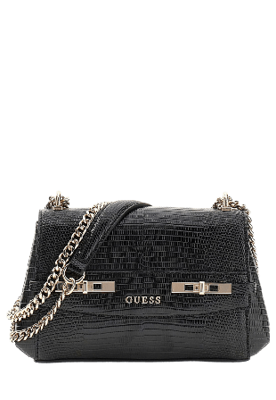 Guess MELINDA MINI CNVRTBL XBDY FLAP Handväskor Dam Svart ONESIZE