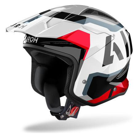 Airoh TRR II Open Face Helmet Red Gloss M