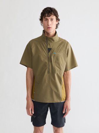 Klättermusen Vidre Zip SS Jacket Men's's - Olive - Men's - M