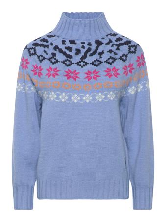 Ingrid Knit Sport Women Sport Clothing Sport Sweatshirts & Hoodies Sport Knitwear Blue Kari Traa
