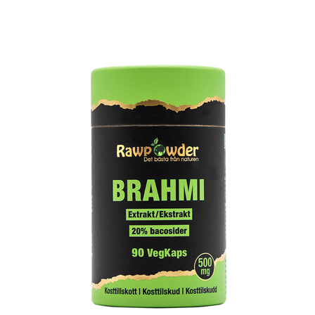 Rawpowder Brahmi Extrakt 500 mg 90 kapslar