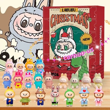 24 dages overraskelser, julekalender til børn, velegnet som fødselsdags- og julegave til drenge og piger over