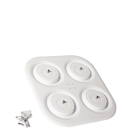 Led Nordic Sia Laddningsstation För Värmeljus Eller Blockljus 4 St Ljus & ljusstakar Unisex Vit ONESIZE