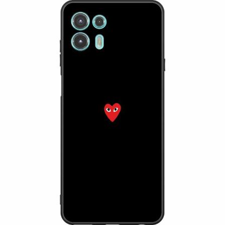 Motorola Edge 20 Lite Svart Skal Heart