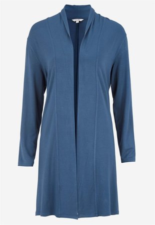 Cellbes of Sweden - Lang cardigan i jersey Sofia i mørkeblå til damer i størrelse 46/48