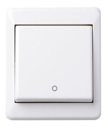 Elko EKO07584 Strømbryter renhvit, skruetilkobling, IP21 2-polet, Strømbrytere & vegguttak